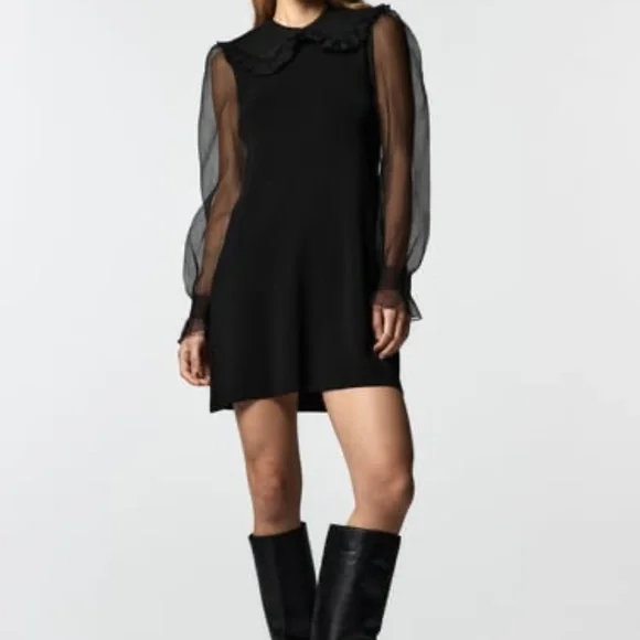 Zara | Dresses | Zara Organza Knit Dress | Poshmark